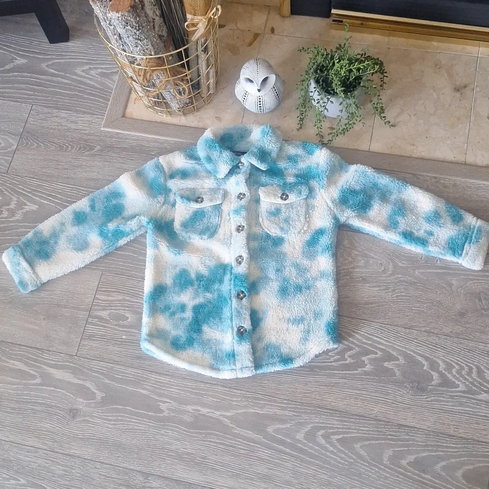 Fuzzy Button Up - Picture 2 of 10